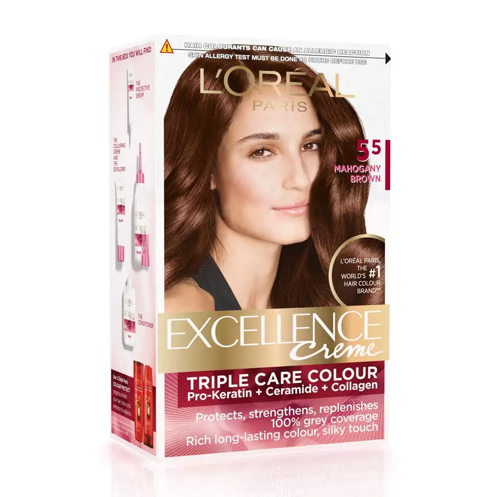 L'Oreal Paris Excellence Creme Hair Color,  Mahogany Brown in Nepal -  Buy Hair Dye And Other Accesories at Best Price at 