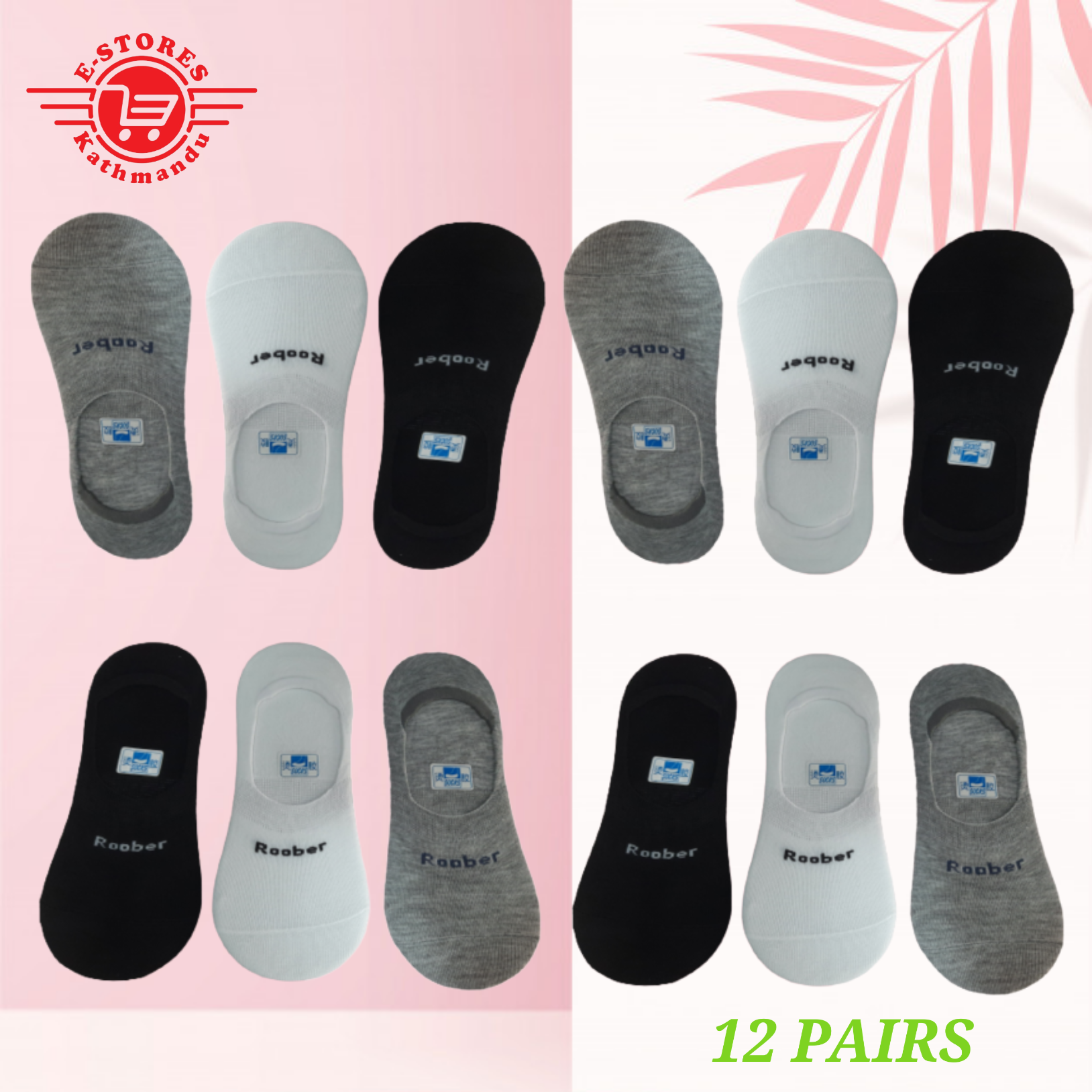 Buy Pack Of 3 Pairs Roober Footcover Cotton Loafer Socks For Men