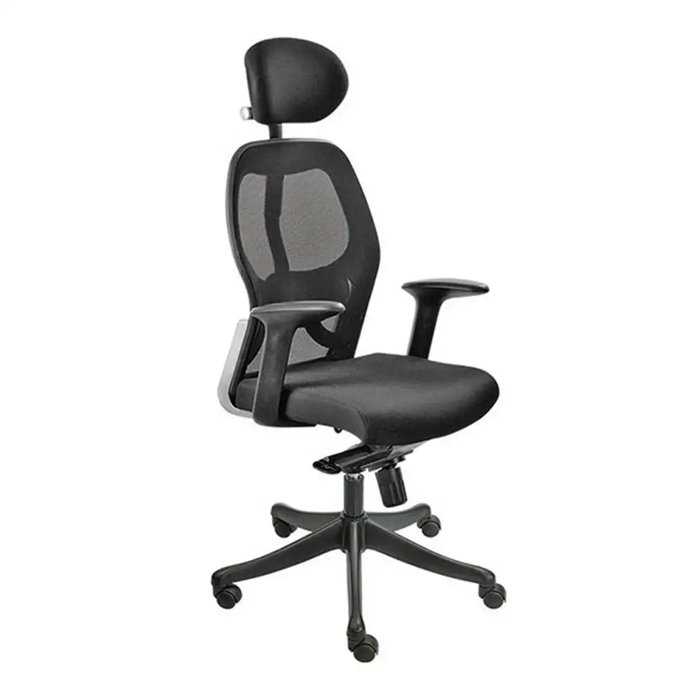 Geeken High Back Nylon Base Office Chair - Fixed PP Arm - Buy Online at