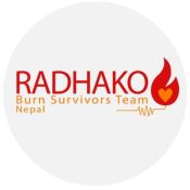Radhako burn survivors team nepal